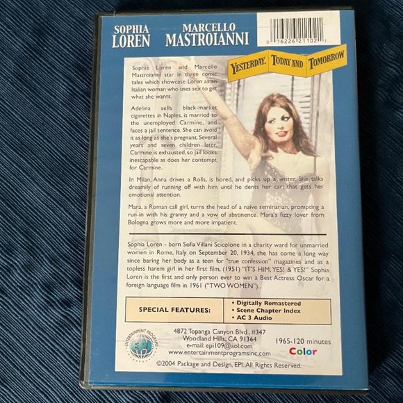 Yesterday Today and Tomorrow DVD (3 movies) - Picture 2 of 2